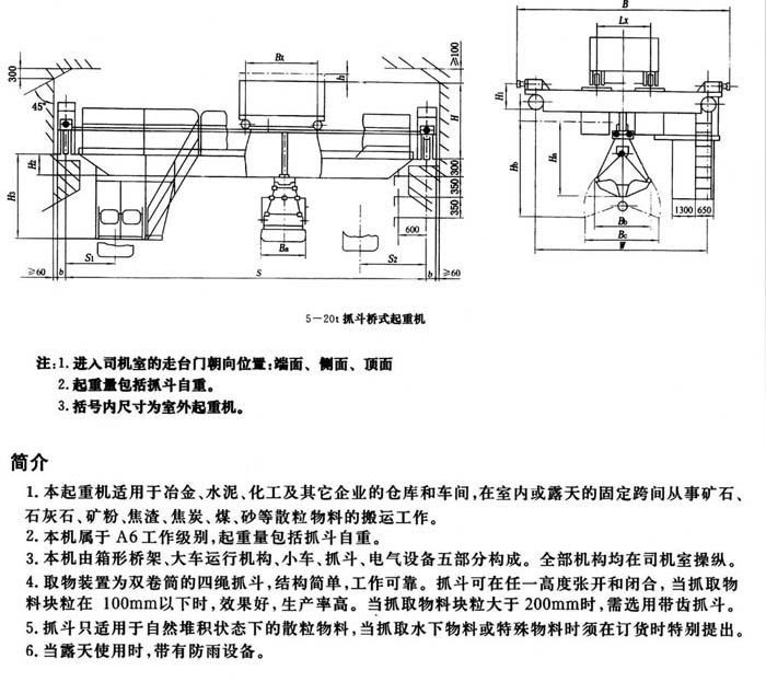 QD型抓斗橋式起重機